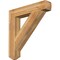 Ekena Millwork Traditional Craftsman Rough Sawn Bracket, Western Red Cedar, 6"W x 36"D x 36"H BKT06X36X36TRA04RWR - alternate 1